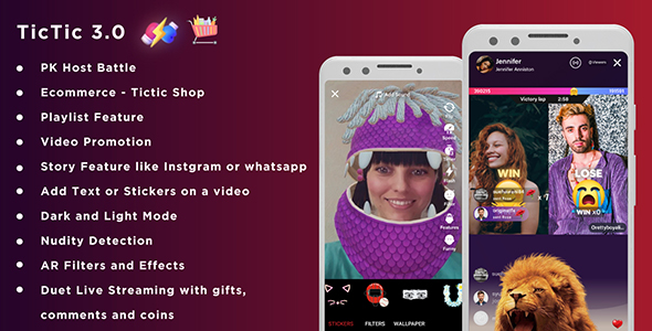 TicTic -  Android media app for creating and sharing short videos