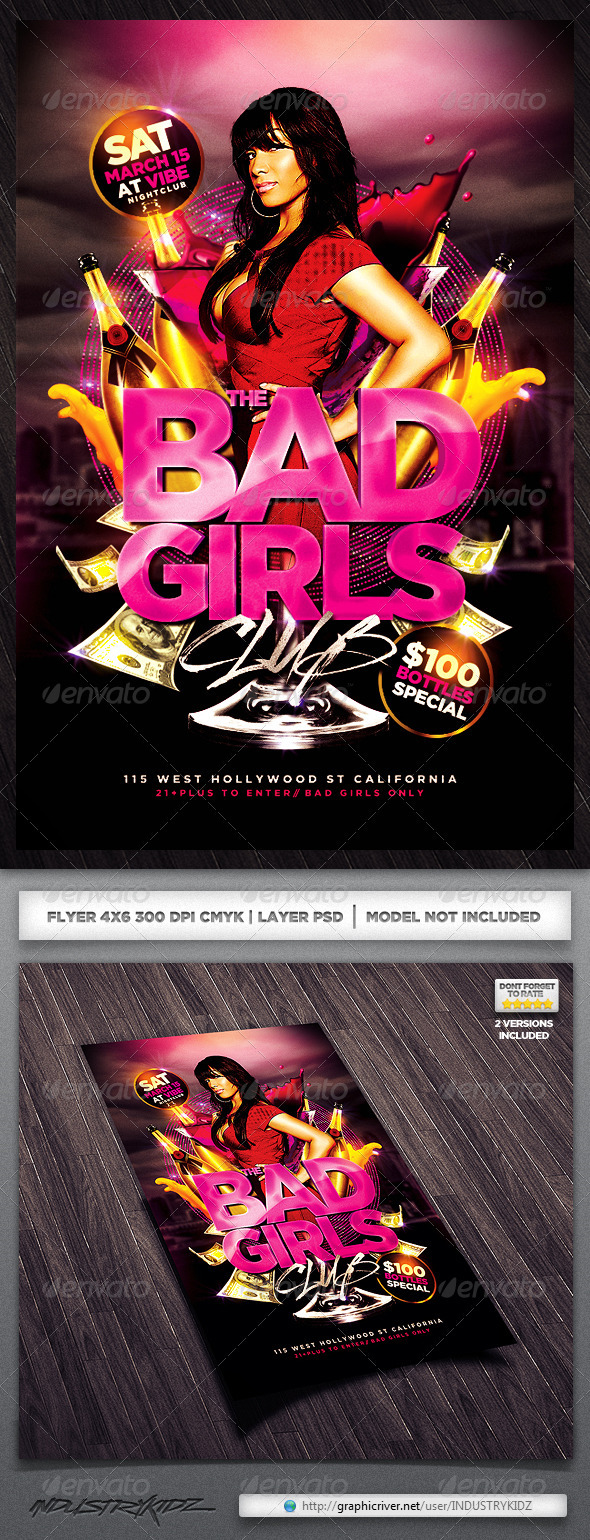 Ladies night Flyer - Clubs & Parties Events