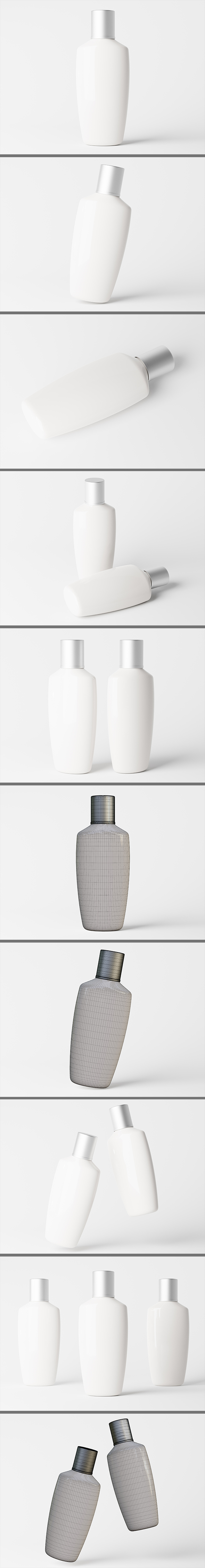 Cosmetic bottle 3D model