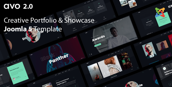 Avo - Joomla 5 Creative Agency & Showcase Portfolio Template