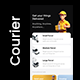 2 Apps | Courier Delivery App | Parcel Delivery App | Delivery UI | Courier App