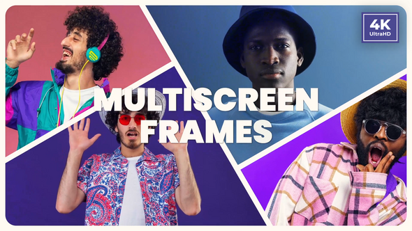 Gladsome Colorful Slideshow | Multiscreen Opener | Typography Intro