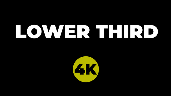 Lower Thirds | After Effects Titles template preview