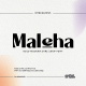 Maleha Bold Modern Sans Serif Font