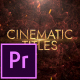 Cinematic Titles - Premiere Pro 
