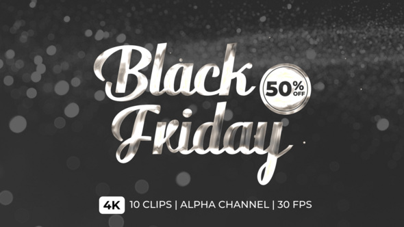 Black Friday Text Animation