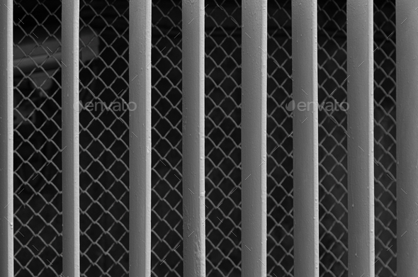 Old grey metal railing, background with grunge texture Stock Photo by ...