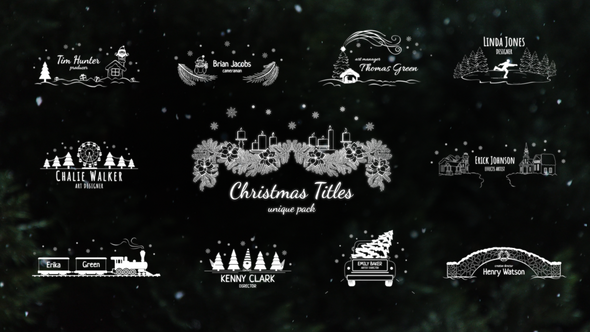 Christmas Titles Pack (part 2) / AE