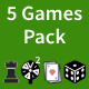HTML5 Games Pack of 5 