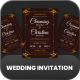 Golden Harvest Wedding Invitation 
