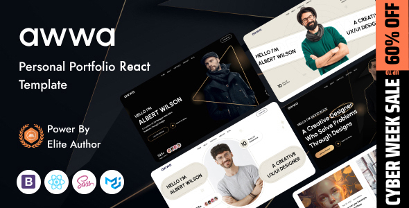 Awwa - Personal Portfolio Next Js Template