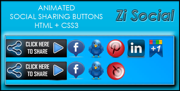 Zi Social Share - CodeCanyon 3996419