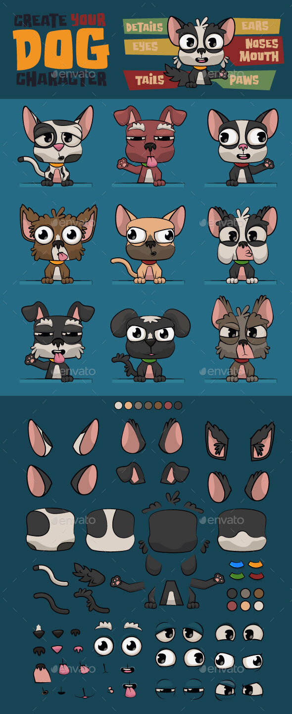 Dogs Character - Custom