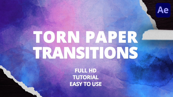 Torn Paper Transitions for After Effects