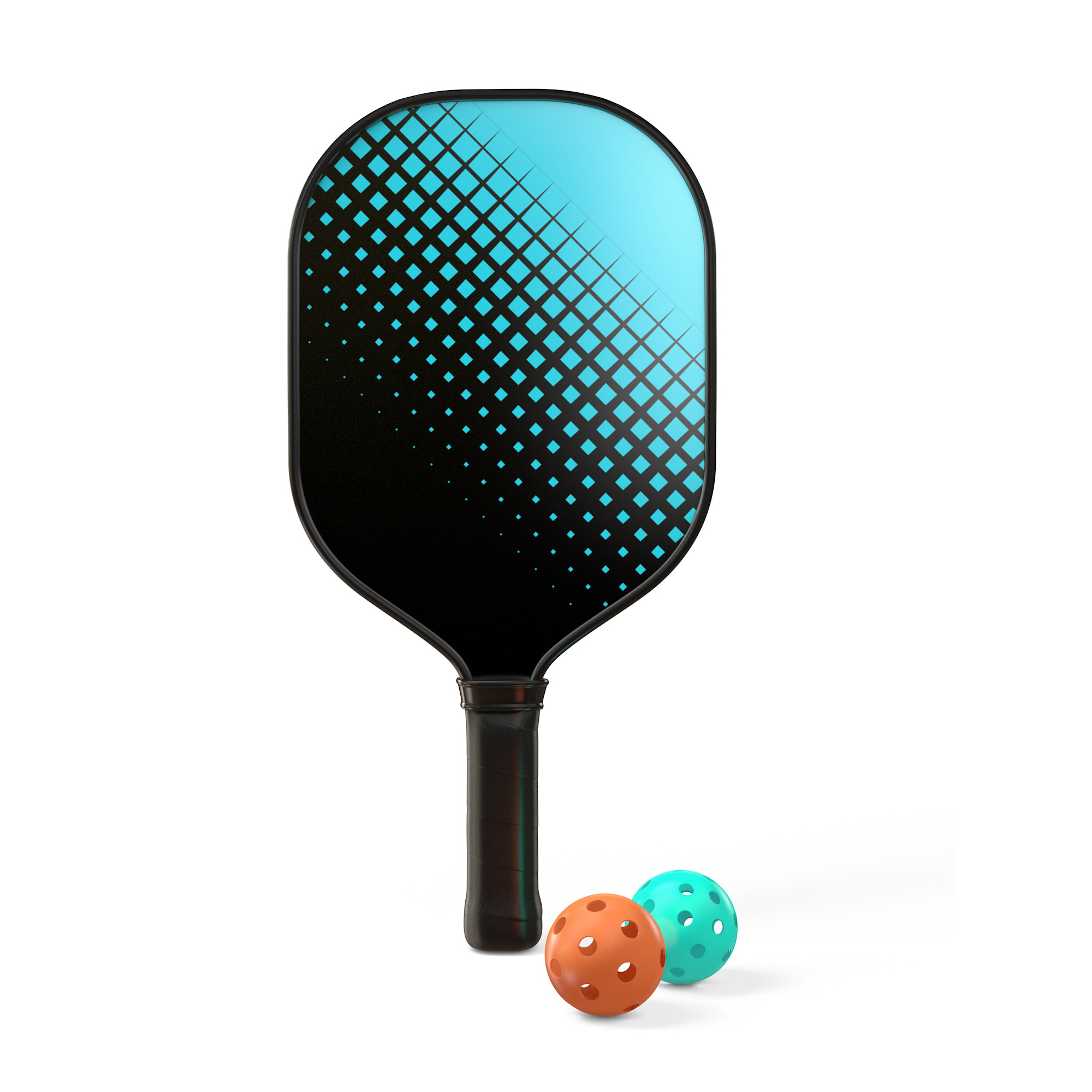 Pickleball set Paddle and Balls by mailyurets | 3DOcean