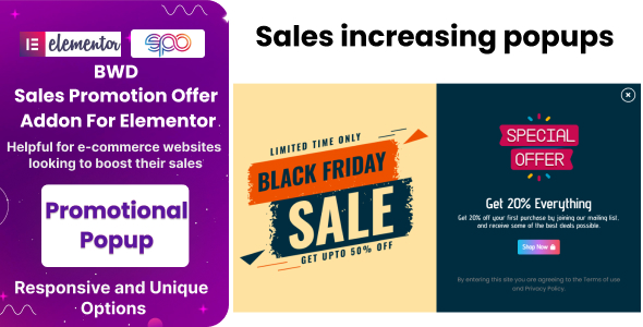 BWD Sales Promotion Offer Addon For Elementor