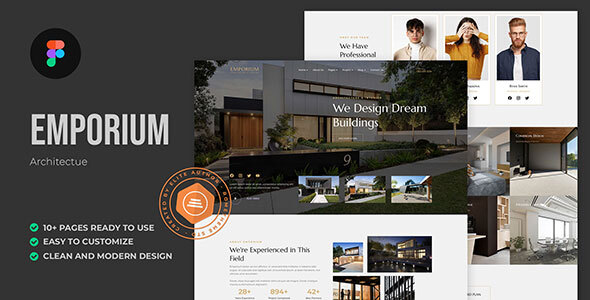 Emporium - Architecture & Interior Figma Template