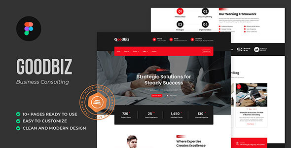 Goodbizz - Business Consulting Figma Template