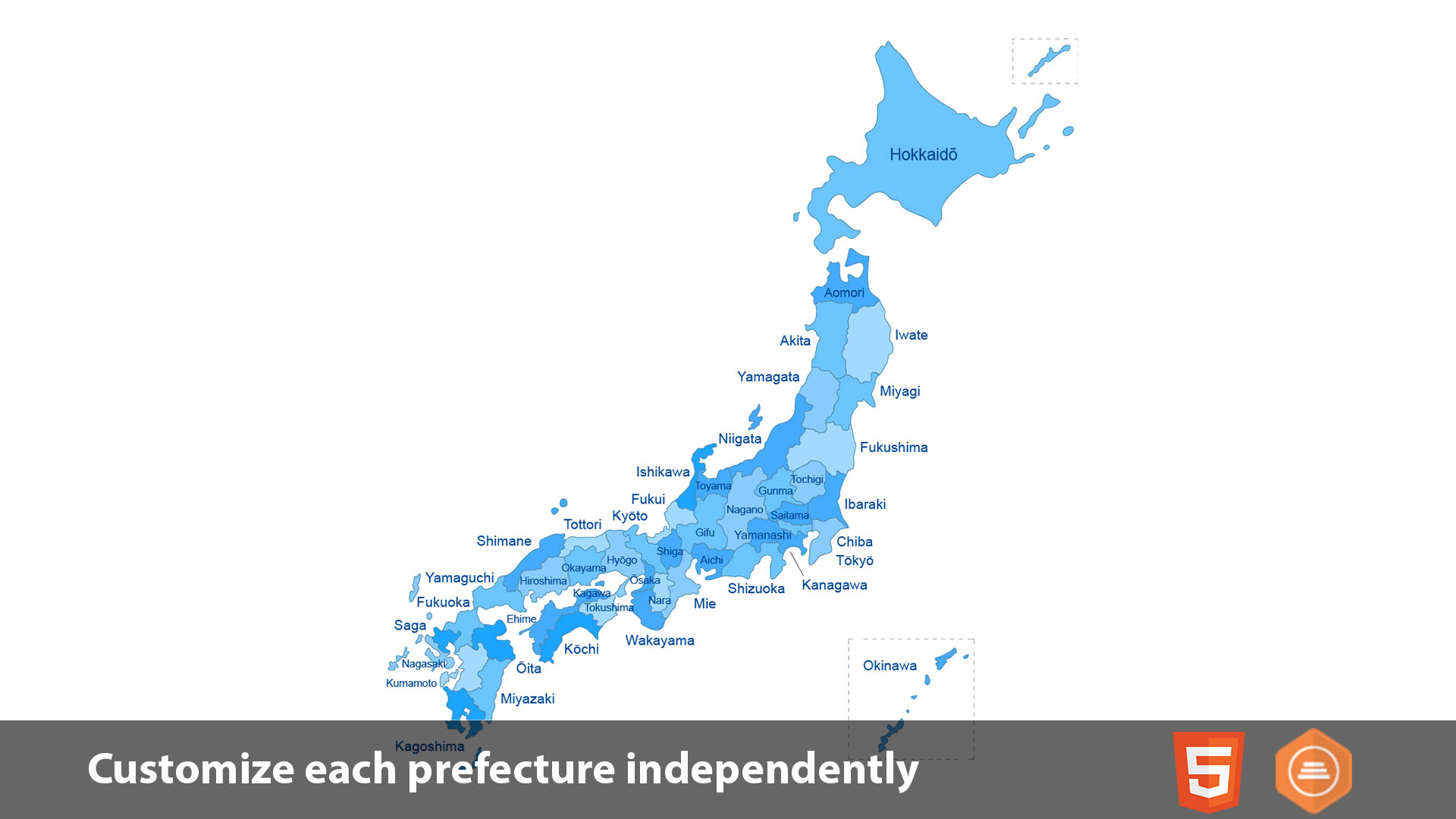 Interactive Map of Japan - HTML5 by Art101 | CodeCanyon