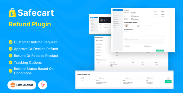 Refund Plugin  Safecart MultiVendor Laravel eCommerce platform