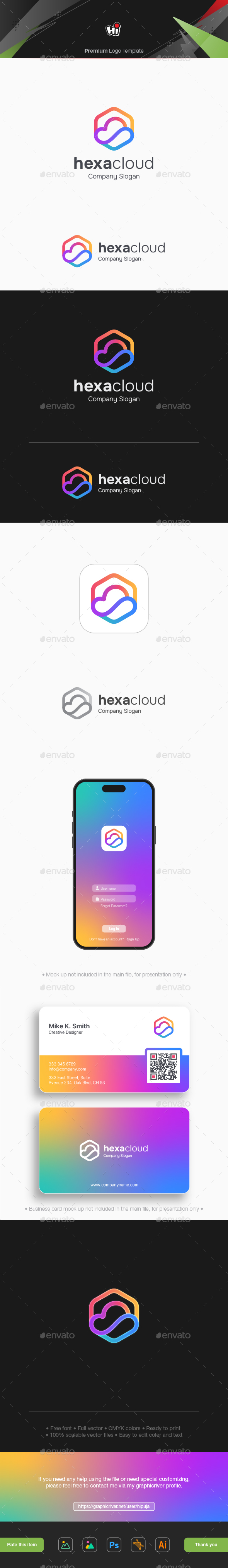 Hexa Cloud Logo