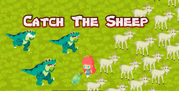 Catch The Sheep || Endless || Infinite || HTML 5 || Contruct game