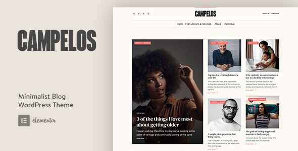 Campelos – A Beautifully Crafted Blog Theme