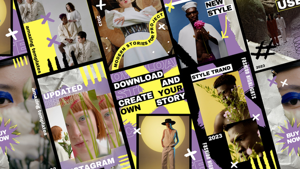 Trending Stories Pack Product Promo template preview