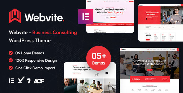 Webvite - Business Consulting WordPress Theme