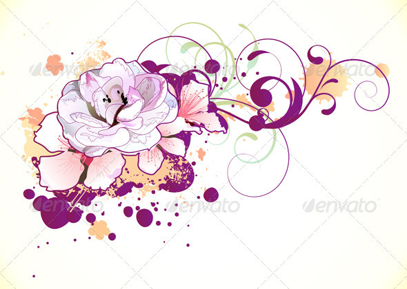 floral background - Backgrounds Decorative