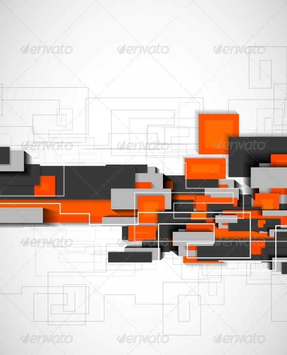 Blocks geometrical modern template - Backgrounds Decorative