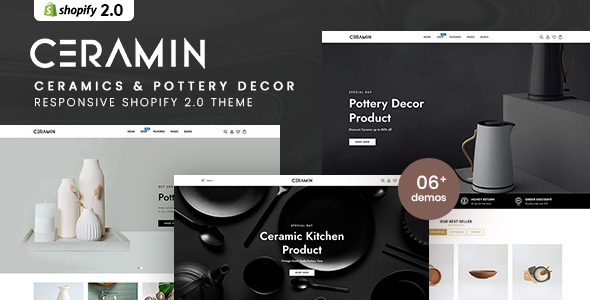 Ceramin – Ceramics & Pottery Decor Shopify 2.0 Theme