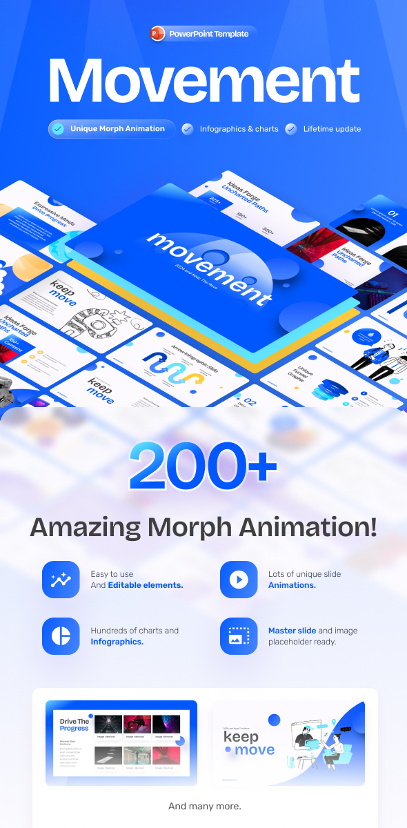 Movement Premium Morph Animation Powerpoint Template