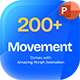 Movement Premium Morph Animation Powerpoint Template 