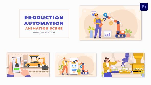 Vector 2D Design Production Automation Animation Scene