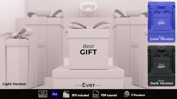 Gift Box Logo Reveal