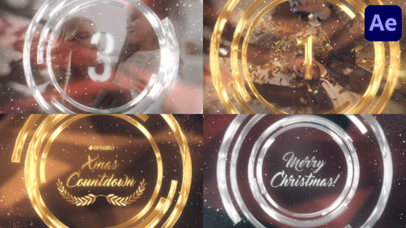 New Year And Christmas Countdown for After Effects