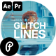 Premium Overlays Glitch Lines - VideoHive Item for Sale