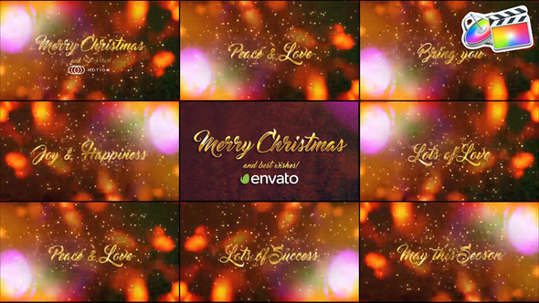 Christmas Greeting Titles for FCPX