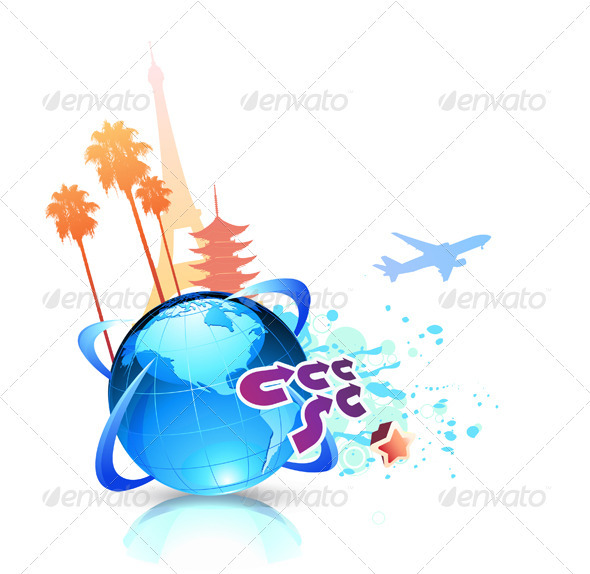 summer travel background - Travel Conceptual