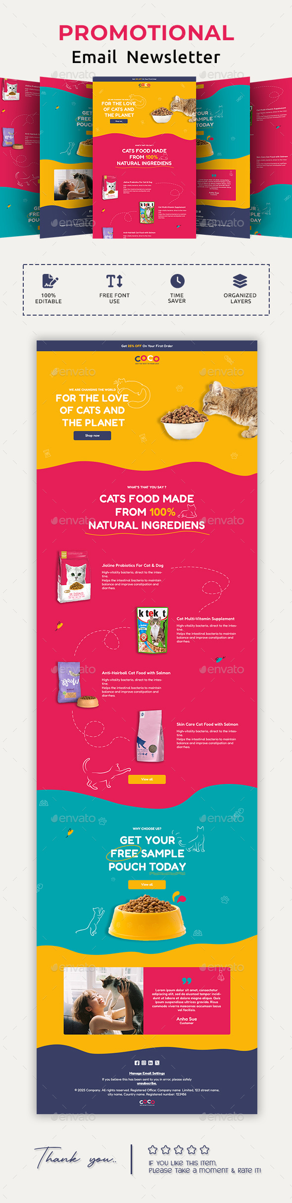 [DOWNLOAD]Pet Shop Email Newsletter PSD Template