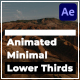 Animated Minimal Lower Thirds - VideoHive Item for Sale
