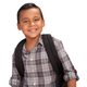 Happy Young Hispanic School Boy Wearing Backpack Isolated on a White Background. - PhotoDune Item for Sale
