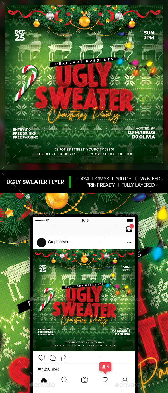 [DOWNLOAD]Ugly Sweater Flyer