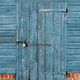 Blue Wood Background Grain Texture Wall with Metal Hinges,Old Wood Door Rustic Gate with Locked - PhotoDune Item for Sale