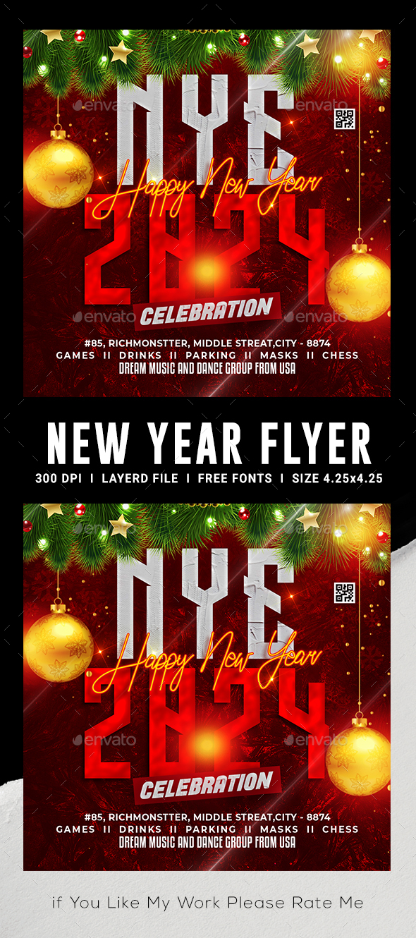 2024 New Year Flyer