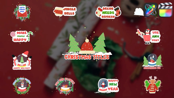 Christmas Stuff Titles for FCPX