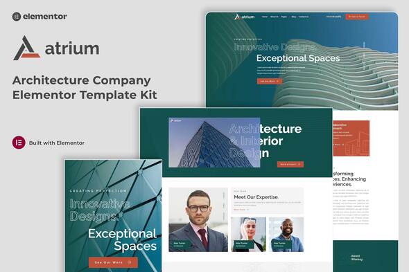 Atrium - Architecture Company Elementor Template Kit