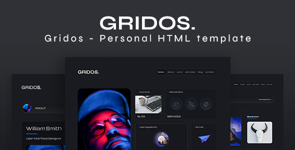 Gridos - Personal Html Template