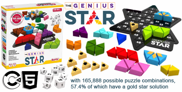 Genius Star (HTML5 Game - Construct 3)